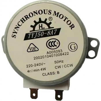 TYJ50-8A7 2pcs/lot 4W 6RPM Micro Synchronous Motor for Warm Air Blower