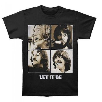 Séparateur Beatles Let It Be T-shirt noir unisexe – Taille S