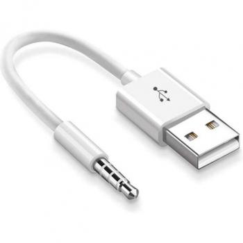 3.5mm Jack Adapter Charging Cord for iPod Shuffle 3rd 4th 5th 6th