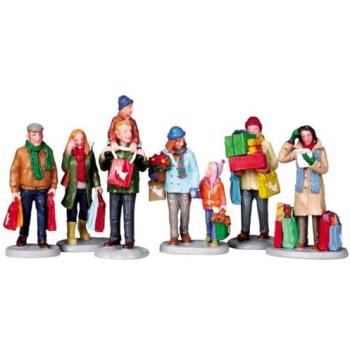 Lemax Weihnachtsbummel Set, 6 Figuren #92683