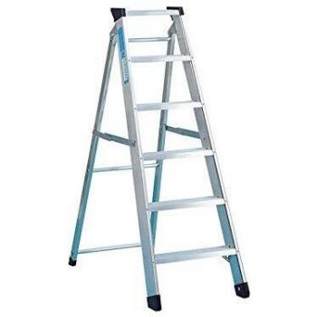 Zarges Industrial Swingback Step Ladder 4 Rungs