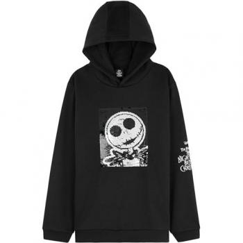 Halloween Meets Christmas: Reversible Sequin Hoodie (Size 9-10) – Disney Edition