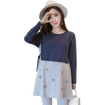 Chemise d’allaitement « Papillon Printemps » – coton, ample