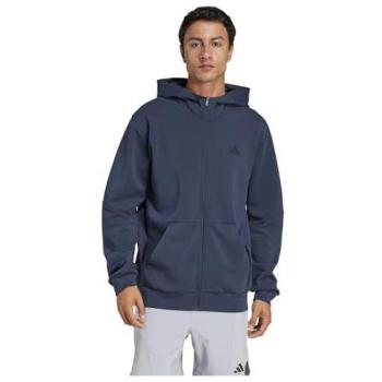 Chaqueta deportiva Adidas D4T Full Zip azul para hombre