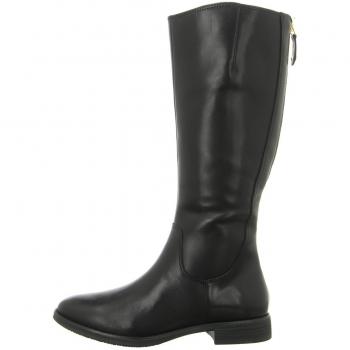 Tamaris Damen Stiefel Schwarz Leder/Synthetik 37
