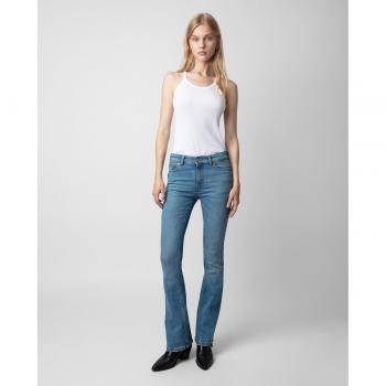 Zadig & Voltaire Jeans Campana Eclipse Tiro Medio Mujer