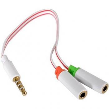 08-59 SANDBERG Headset Converter Headsetadapter 4-poliger Mini-Stecker (M) ~D~