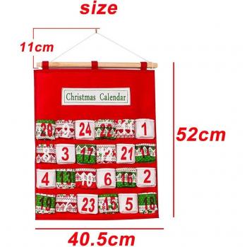 Hanging Santa Claus Advent Calendar for Christmas