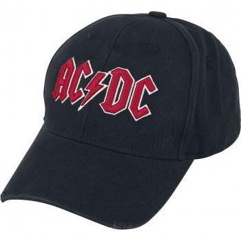 Cap à logo AC DC – Noir – Casquette de baseball pour homme