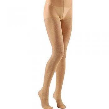 Feingold Glitzermode: Damen‑Strumpfhose 40 DEN, XL (46/48), Mottoparty