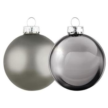 Verre d’Art Noël Arti Casa – Pack de 6 boules, diamètre 8 cm