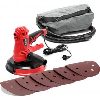 Meuleuse angulaire 1280W et aspiration pour plafonds