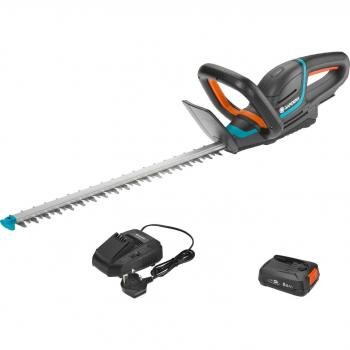 Gardena ComfortCut P4A 18-Volt Lithium-Ion Rechargeable Electric Wireless Hedge Trimmer with 500mm Cutting Length and Case