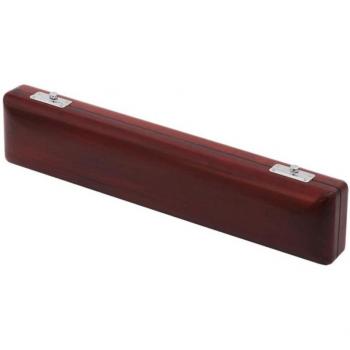 Solid Wood Flute Case Protector 43x9.5x4.5cm, 17 Hole, Brown