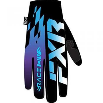 FXR Pro-Fit Lite Motocross Handschuhe Schwarz Lila L Herren
