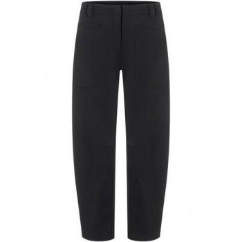 Cambio Black Wide-Leg Trousers for Women