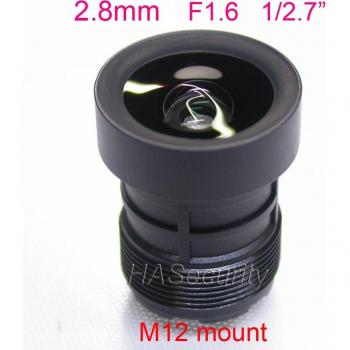 M12 2,8mm F1.6 Blende Objektiv für 2MP/5MP Kameras