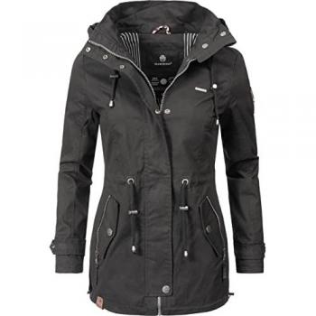 Marikoo Parka Nyokoo Nero Per Mezza Stagione