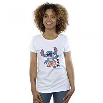 Disney Lilo & Stitch Women's Cotton Bermuda Shorts T-Shirt