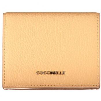 Coccinelle Wallets & Cardholders, female, Orange, Size: ONE SIZE Orange Leather Wallet with Automatic Closure