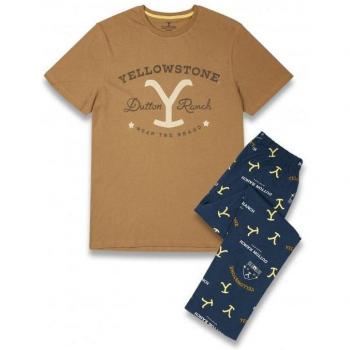 Comfort Nocturno Yellowstone Uomo con Logo