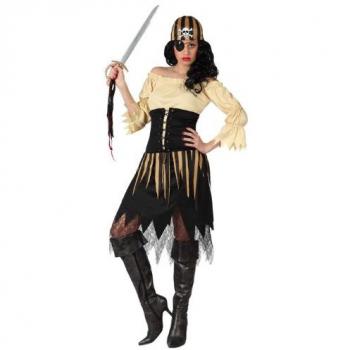 Costume da Pirata Donna con Teschio