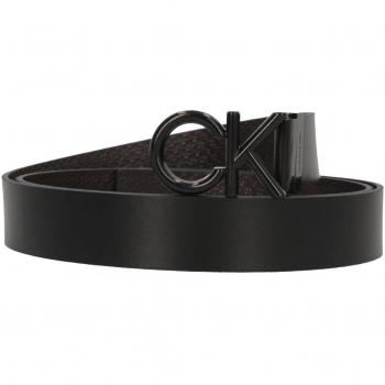Cintura Calvin Klein in Pelle Reversibile Nero/Nero