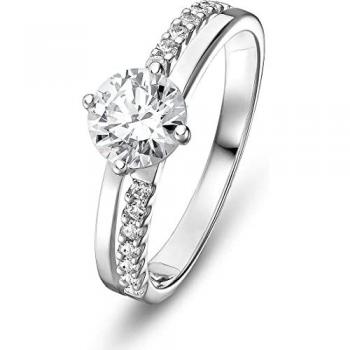FAVS Fingerring FAVS Damen-Damenring 1 Zirkonia