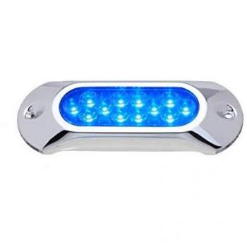 Attwood Marine Light Armor Underwater LED Light, 12 LED, Blue, 65UW12B-7