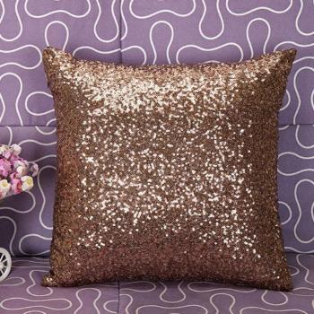 Glitter Sequins Decorative Cushion