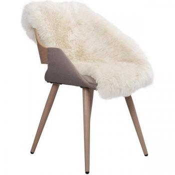 Tapis Mouton Woltu – Canapé Blanc – 110 cm