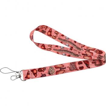 Human Organs Gym Keychain Lanyard