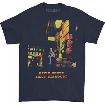 Tee Unisex XXL Azul Marino – Inspirado en Ziggy Stardust de David Bowie