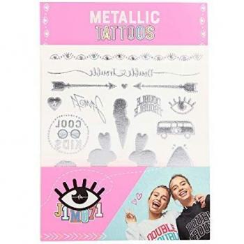 Depesche Metallic Effekt Tattoos, Lisa und Lena, tolles Muster