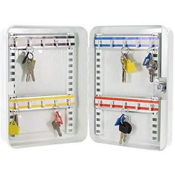 Tresor armoire à clés réglable Rottner SK20 Blanc