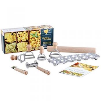 Extragoods Ravioliform Pasta Zubereitungs-Set: 8‑teilige Ravioli & Tortellini