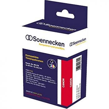 Cartucce d'inchiostro Soennecken 80178, compatibili con Canon PGI525/CLI526, confezione da 5