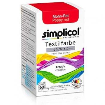 SIMPLICOL Textilfarbe expert vers. Farben inkl. Fixierer 150g + 90ml Wäschefarbe