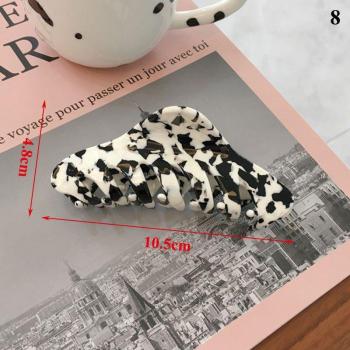 Large Milk Cow Color Hair Clips