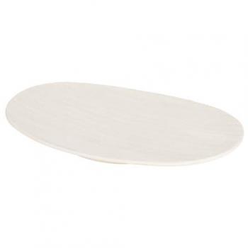 ADDA HOME Centro Decorativo Cerámico Beige – 39x25x4 cm