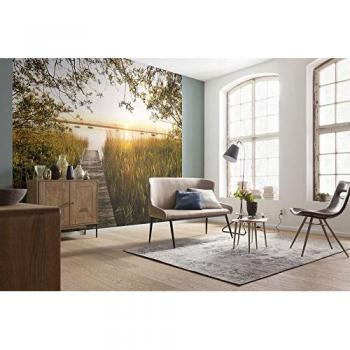 Motif paysage lac serein