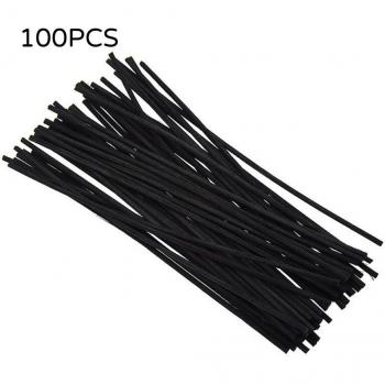 100 Stuks Zwarte Rietjes voor Geur Diffuser