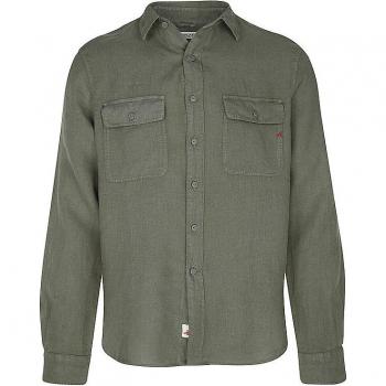 REPLAY Herren Leinenhemd Regular Fit Olive XXL – Modell 414781388b