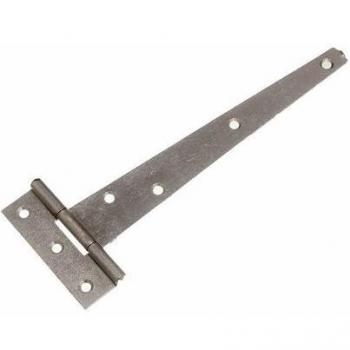 Zinc Plated Steel TEE T Hinge 8 Inch for Shed Doors