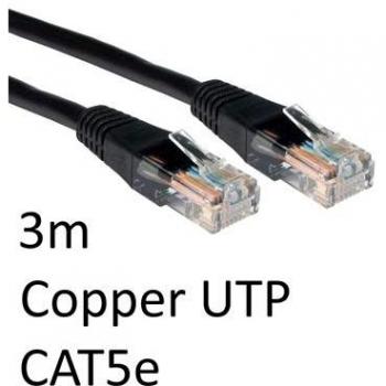 M Black CAT5e RJ45 Male to Male Network Cable