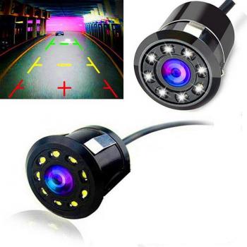 8 LED Night Vision Universal Car Rear Camera