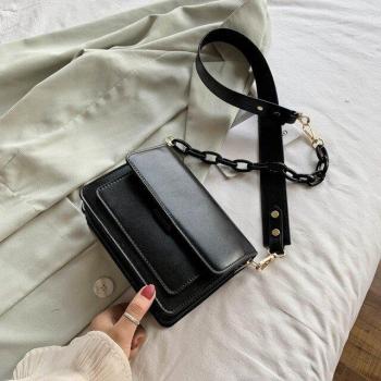 Solid Color Messenger Bag for Women