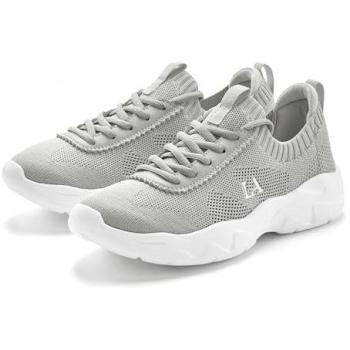 Sneaker LASCANA ACTIVE „Slip‑On“ – Vegan, Grau (Hell), Größe 42