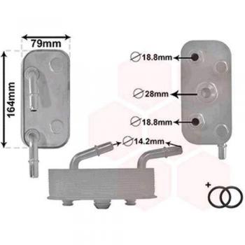VAN WEZEL Radiador de Óleo 06003559 para Transmissão Automática