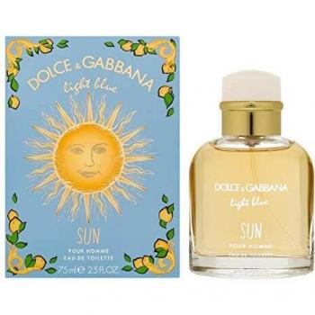Dolce & Gabbana Light Blue Pour Homme Sun Eau de Toilette 75 ml